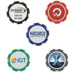 NST11211 Striped Poker Chips with Custom Imprint